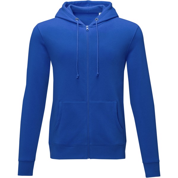 Felpa con cappuccio full zip da uomo da 240 g/m² Charon - Blu / M