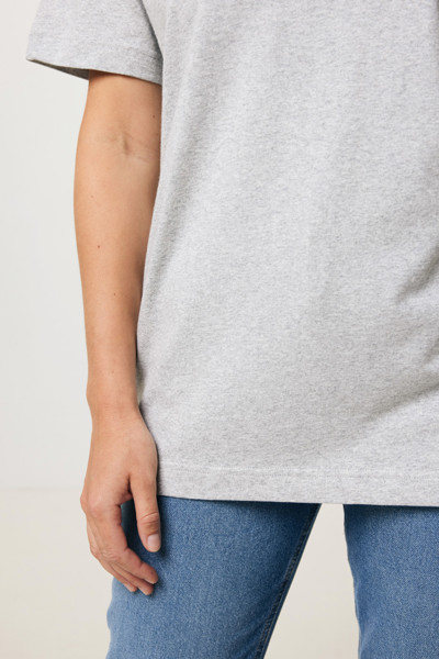 Tričko Iqoniq Kakadu relaxed fit z recykl. bavlny - Heather Grey / XS