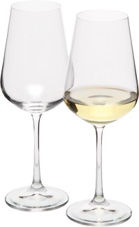 MORETON 2er Set Bohemia Crystal Weißweingläser