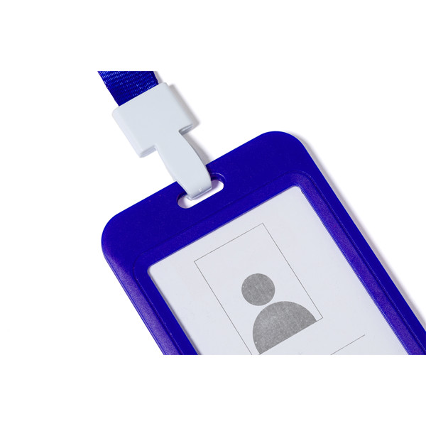 Lanyard Porte-Badge Fleck - Blanc