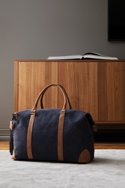 VINGA Duffle bag en toile recyclée RCS Bosler - Bleu Marine