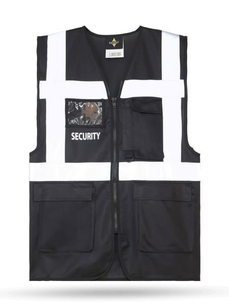 Safety Vest 'Multifunctional' - Black / L