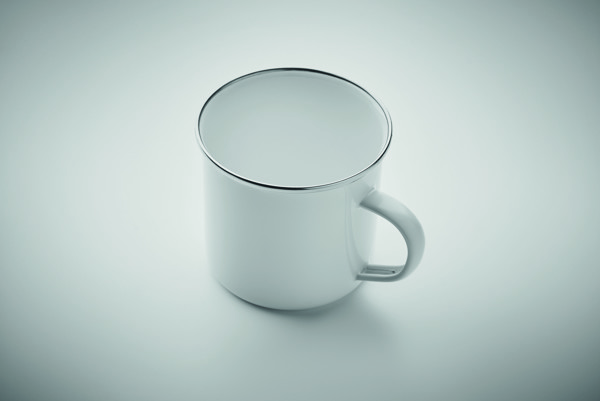 Emajlirana skodelica Plateado L, prostornina 500 ml