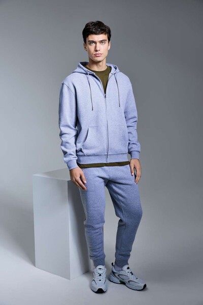 Anthem Studio Zipped Hoodie - Grey Marl / 3XL