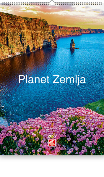 Okomiti zidni kalendar – Planet Zemlja