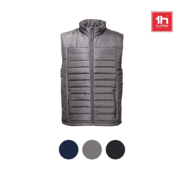 THC CLOUD. Colete acolchoado (unissexo) - Preto / 3XL