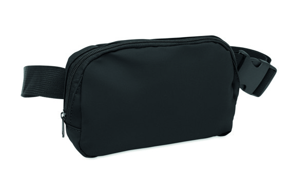 Waist bag in 210D polyester Korovin Waist - Black