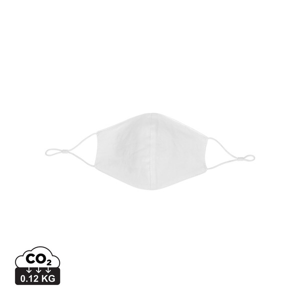 Xd Collection cotton face mask, 320 g/m2 - White