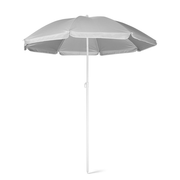 PARANA. 210T reclining parasol with silver lining - Light Grey