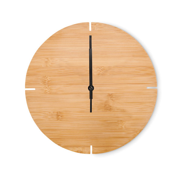 MB - Round shape bamboo wall clock Esfere
