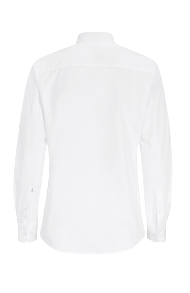 Cottover Gots Oxford Shirt L/S Man white 44