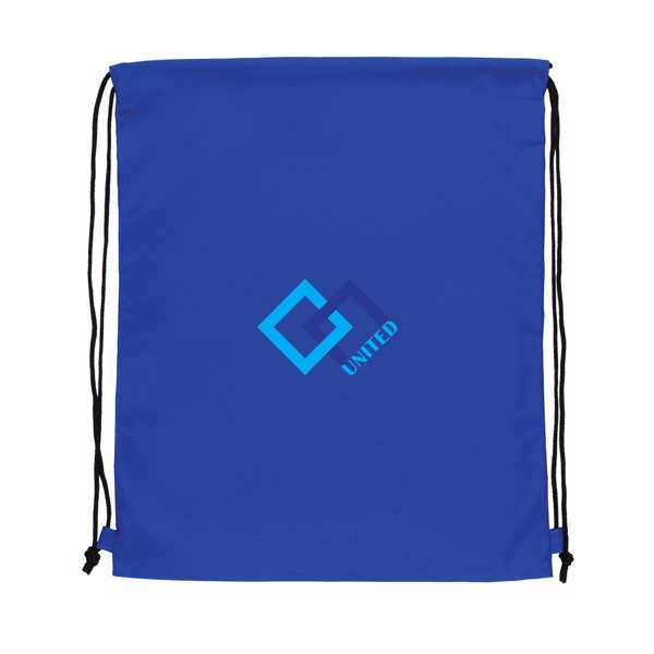 Zainetto con coulisse rPET 190T Impact AWARE™ - Blu