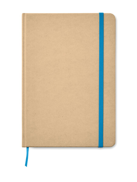 Carnet A5 en carton recyclé Everwrite - Bleu