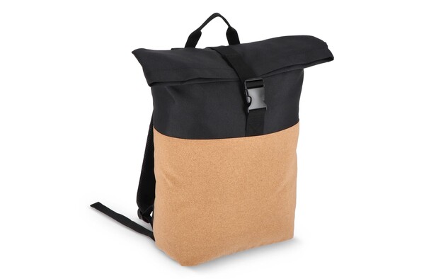 Sac à dos à roulettes en liège et R-PET 18L