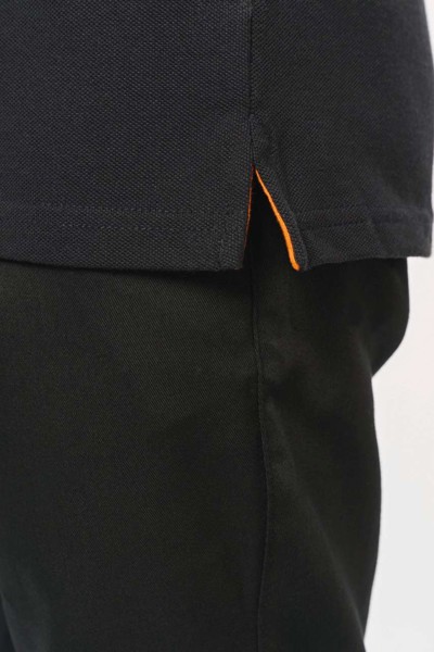 Muška kontrastna polo majica kratkih rukava Daytoday - Bijela / Navy / 3XL