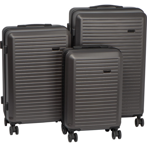 Suitcase set, 3 pieces JOSHUA - Anthracite