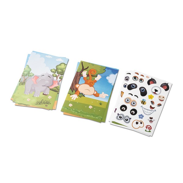 PS - MADAGASCAR. Sticker set with six sheets