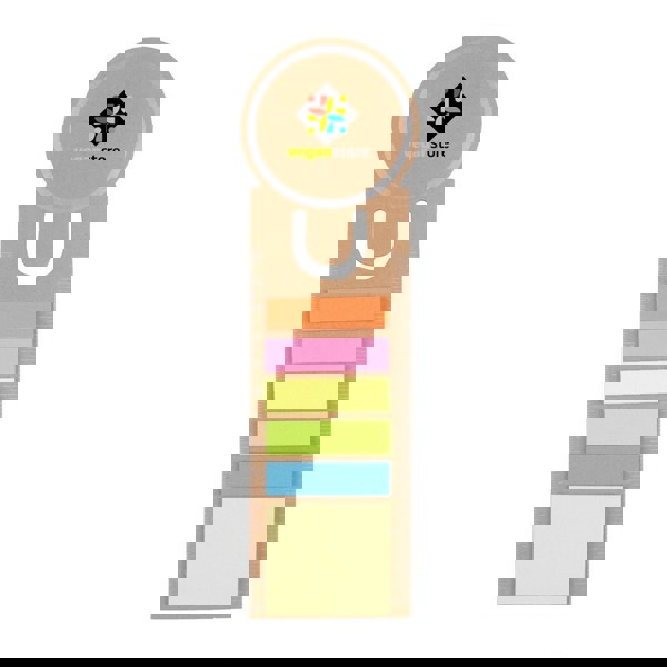 Notizenset, Lesezeichen, Haftnotizen, Lineal | Young - braun