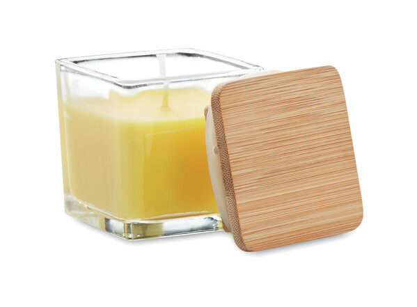 Bougie parfumée carrée 50gr Pila - Jaune