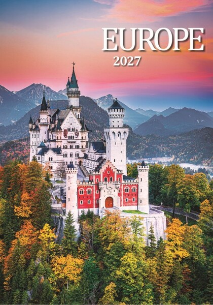 Nástenný Kalendár Europe 2027
