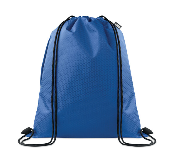 Sac à cordon en 420D RPET Daykit - Bleu Royal