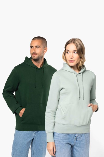 Muška ekološki prihvatljiva majica s kapuljačom - Sport Light Plava / 3XL
