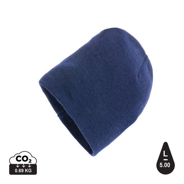 Klasická beanie čepice Impact z Polylana® AWARE™ - Námořní Modř