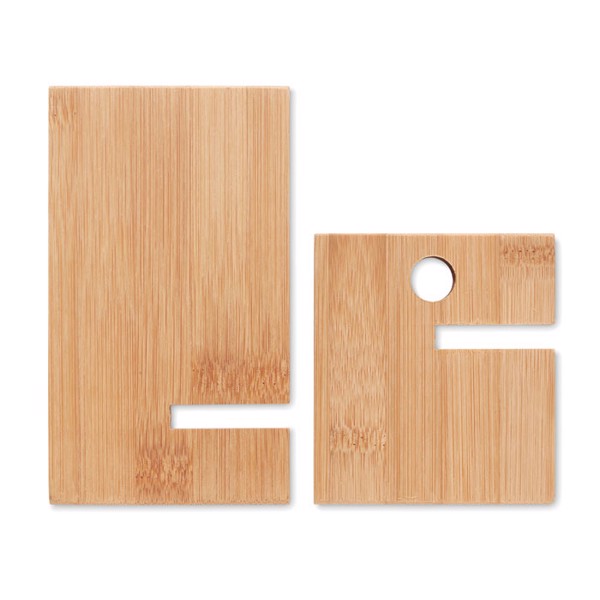 Whippy bamboo phone holder, 140x80 mm