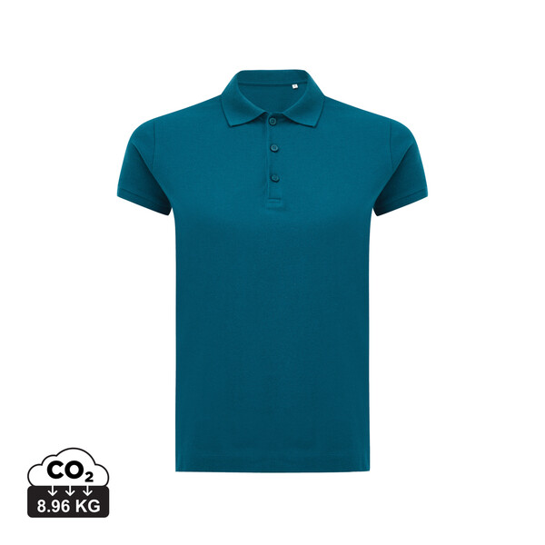 Dámské polo tričko IQONIQ Yosemite z recykl. bavlny - Dark Teal / XXS