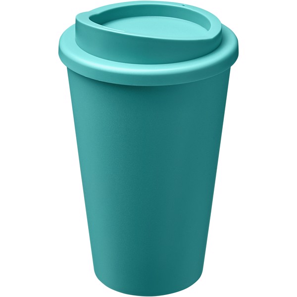 Bicchiere termico riciclato Americano®--Renew da 350 ml - Blu corallo