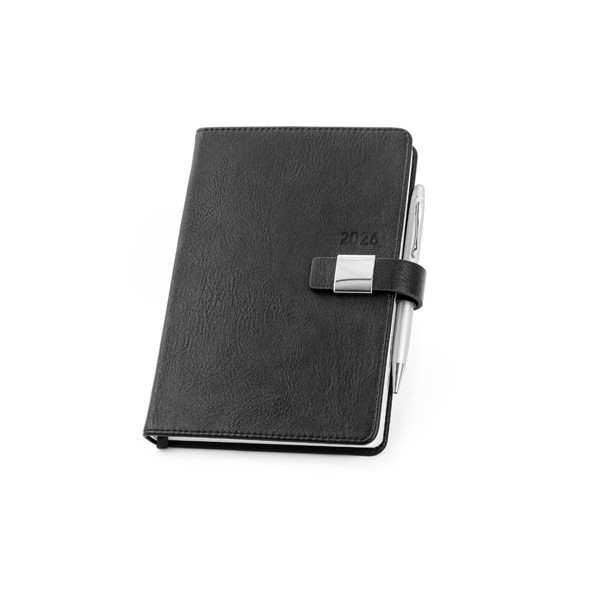MUSSET A5. Agenda A5 em PU (58% reciclado)