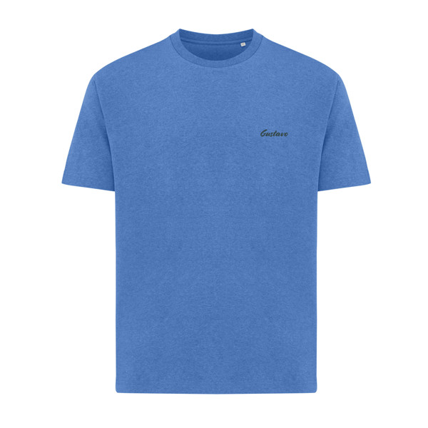 Tričko Iqoniq Teide z recykl. bavlny - Heather Blue / 5XL