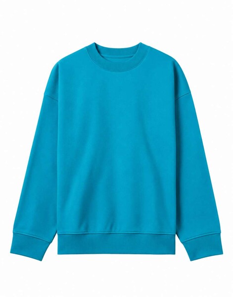 Mens Boxy Sweatshirt - Turquoise / L