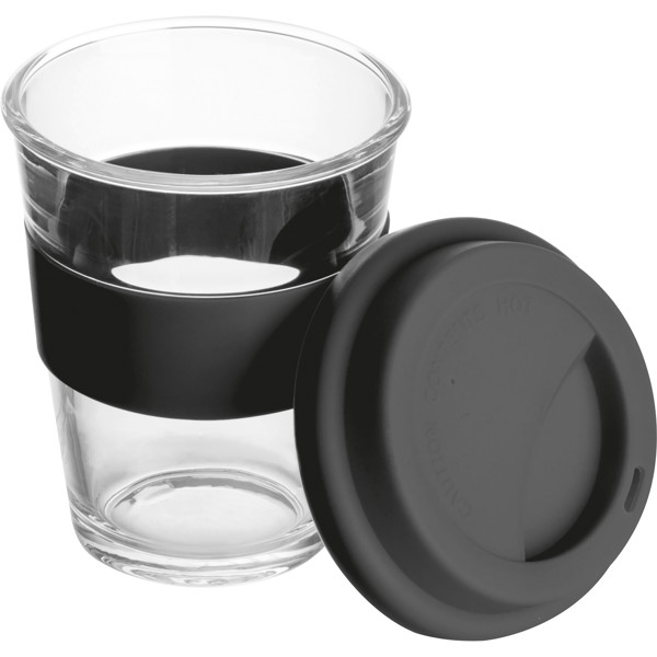 AMANDA Üvegpohár, 300 ml - Black