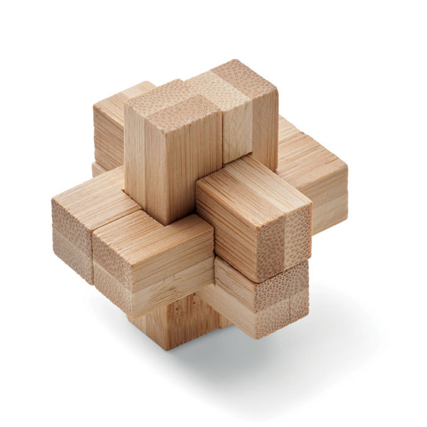 MB - Bamboo brain teaser puzzle Squarenats