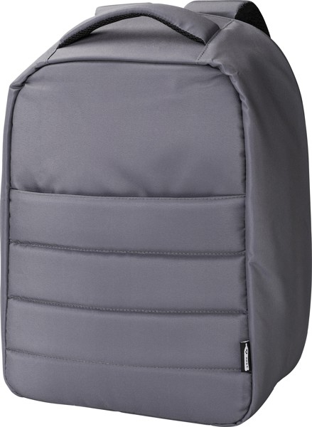rPET polyester (300D) laptoprugzak Calliope - grijs
