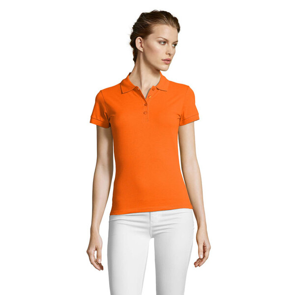PEOPLE POLO SENHORA 210g - LaranjaL