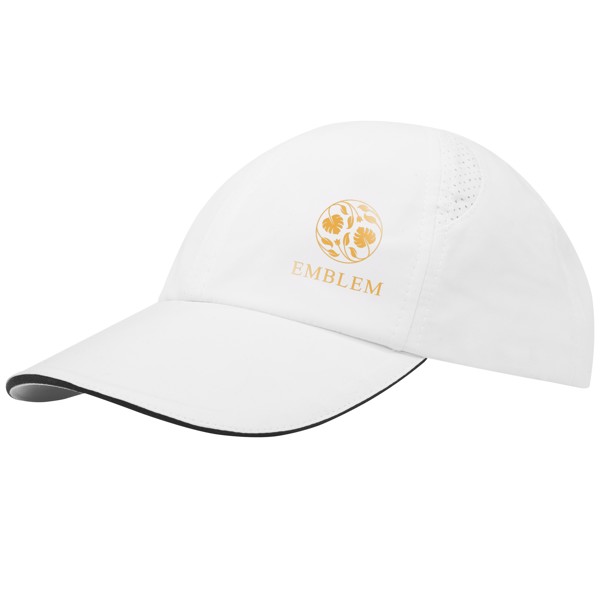 Boné cool sanduíche com 6 painéis de GRS reciclado "Morion" - Branco