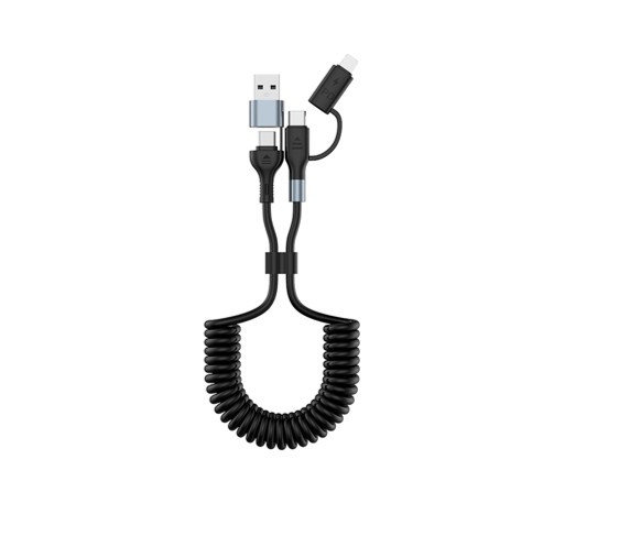 4in1 Fast Charging Data Cable UC061 - YELLOW