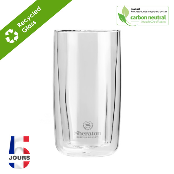 Double Wall Drinking Glass 330Ml Stock Fra