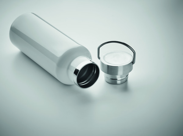 Doppelwandige Flasche 500 ml Florence - Weiß