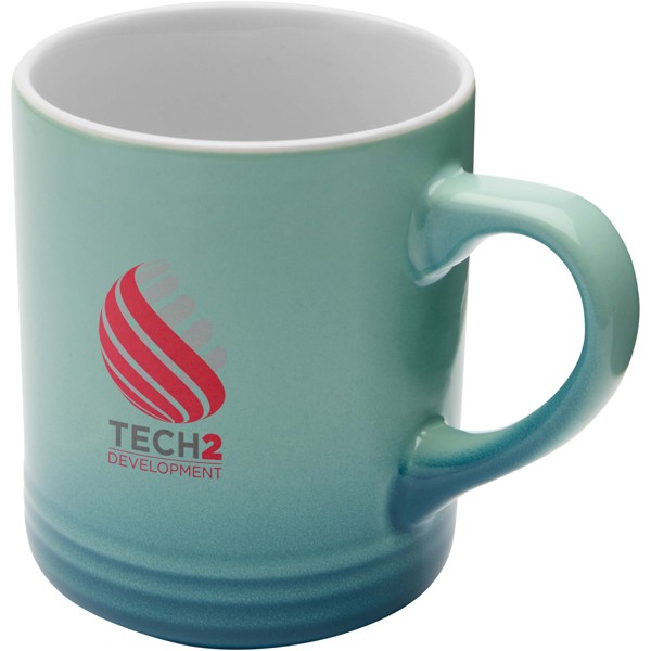 Laguna 330 ml ceramic mug - Turquois
