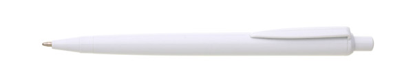 Hote Metalic Plastic Ballpoint Pen - White