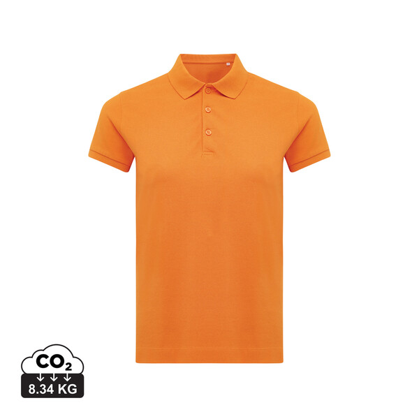 Dámské polo tričko IQONIQ Yosemite z recykl. bavlny - Oranžová / XXL