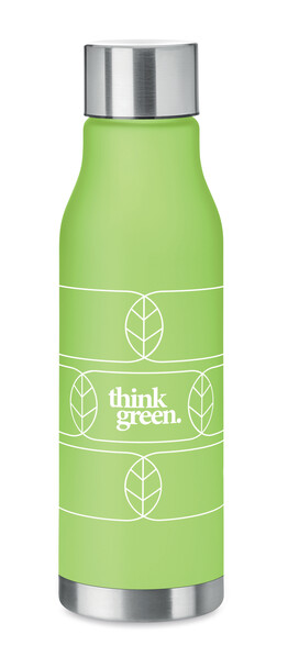 Bottiglia in RPET da 600ml Glacier Rpet - Lime Trasparente