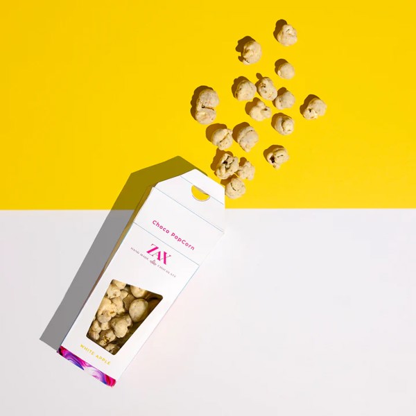White apple popcorn