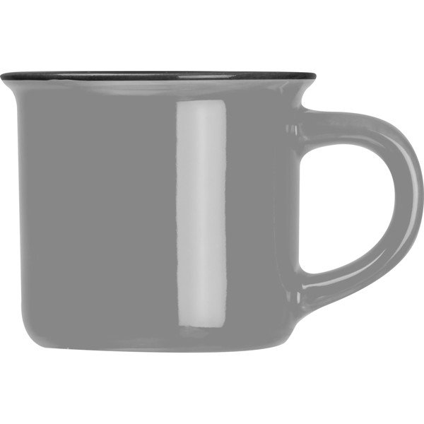 Ceramic espresso mug TILL - Silvergrey
