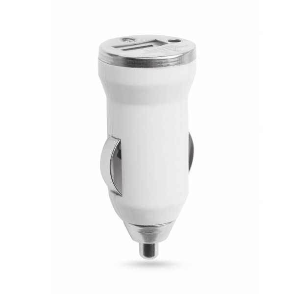 Chargeur Voiture USB Hikal - Blanc