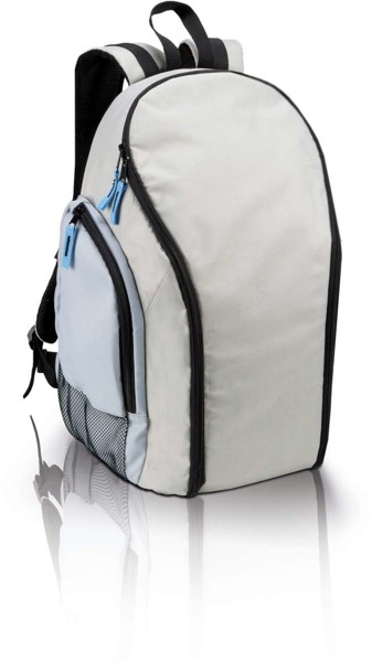 Backpack Cool Bag - Light Grey / Sky Blue