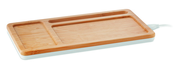Malabar brezžični polnilec, stojalo, USB hub 5W